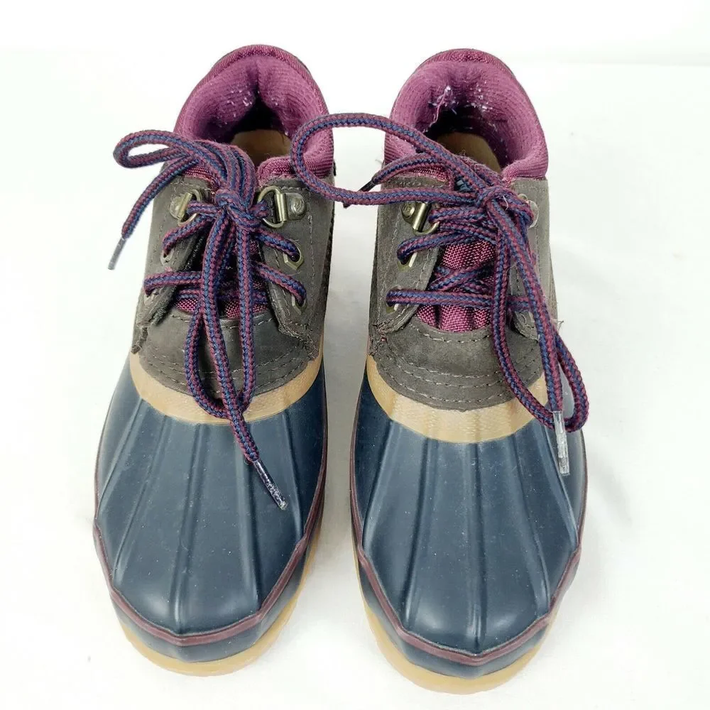 G.H. Bass Women's‎ Icicle Duck Rain Boots Blue Waterproof Size 6M